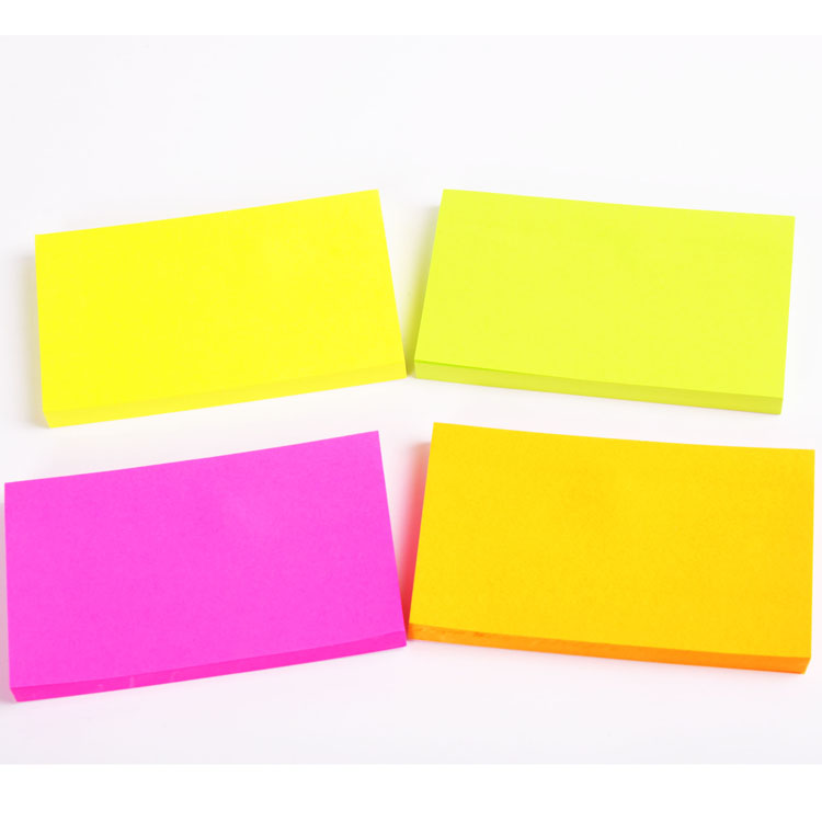 100sheets OEM Sticky Notes Memo Custom Colourful 3x5 Inch Memo Pad