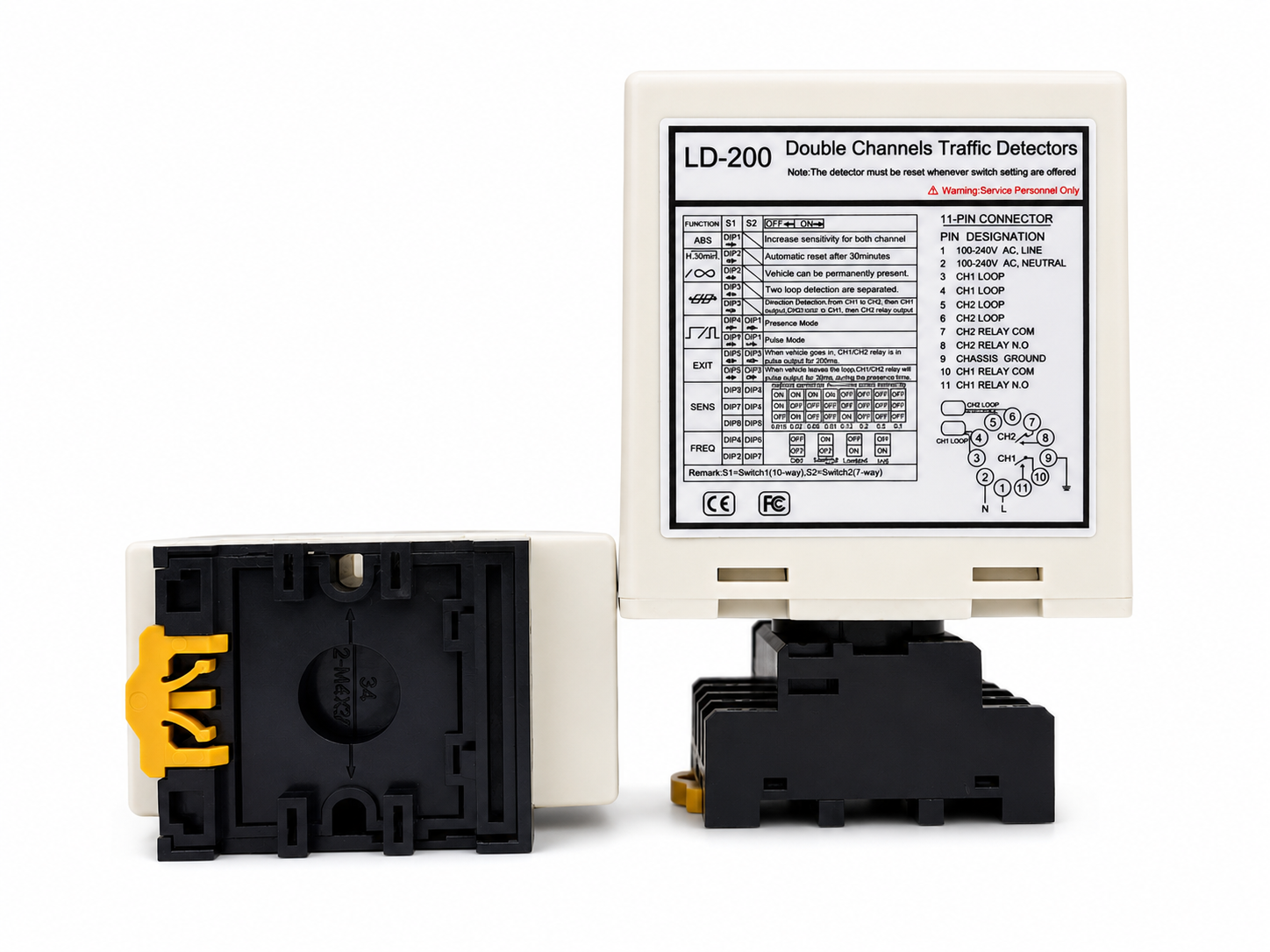 Dual Loop Detector for Weighbridge Systems with Vehicle Entry Exit Detection and Presence Output