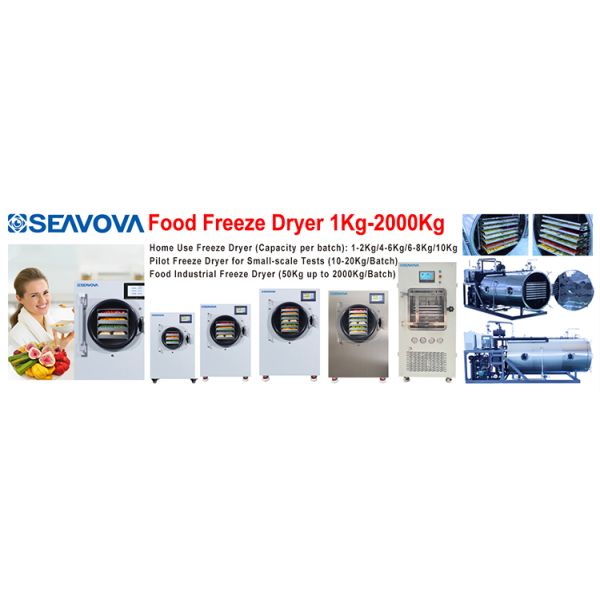 1Kg 2Kg Commercial Freeze Dryer Small Commercial Freeze Drying Equipment NovaDryer-HF100
