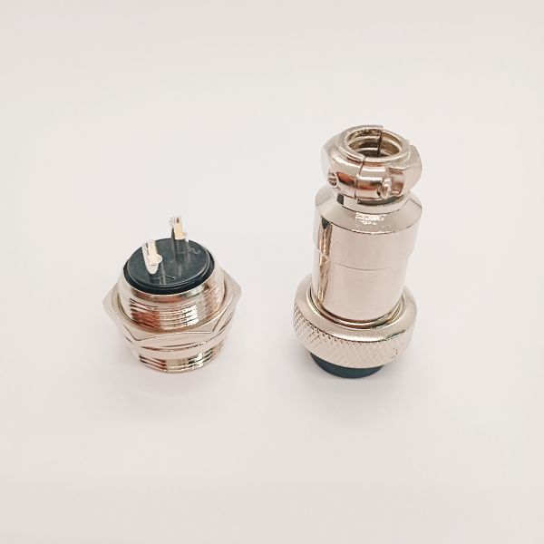 Aviation Plug 2 Pin Locking Connector GX20-2 2 Pin Male And Female Connector