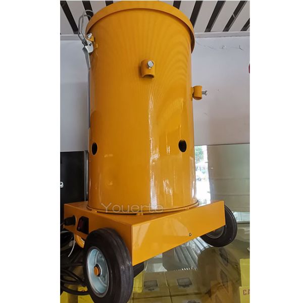 Wheeled AC 220v Electric Grease Pump 20l Lubrication With Pull Rod