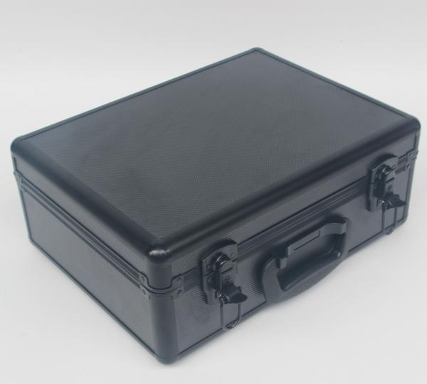 ABS Shinny Black Aluminum Camera Case , Professional Aluminum Camera Carrying Case