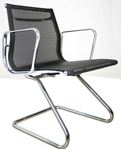 Commercial Mesh Back Office Chair Bow Frame Foot Easy Assembly SGS Certified