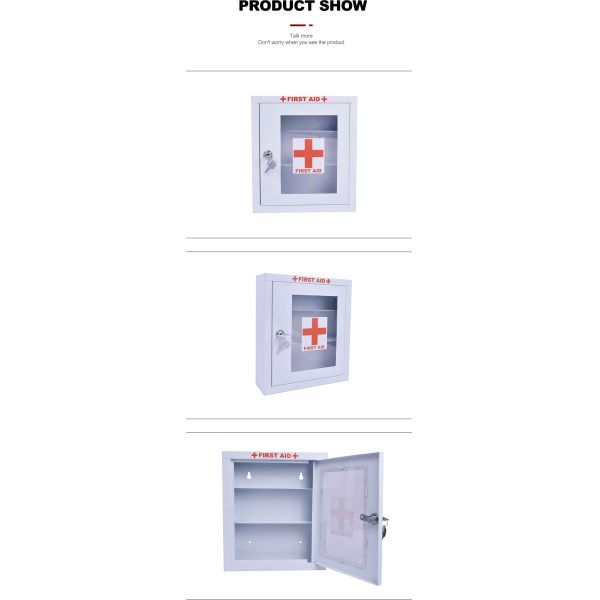 Пустая стальная стена коробки замка медицины установила