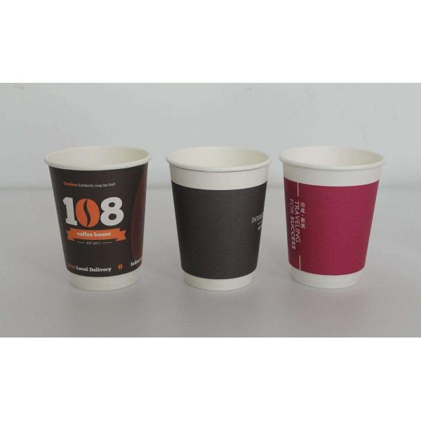 High Speed Double Wall Paper Cup Making Machine with PLC Control and Servo Drive