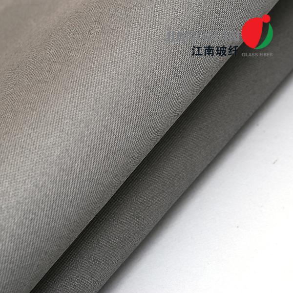 o plutônio 550C resistente de alta temperatura revestiu a proteção contra incêndios do rolo 0.8mm de pano da fibra de vidro