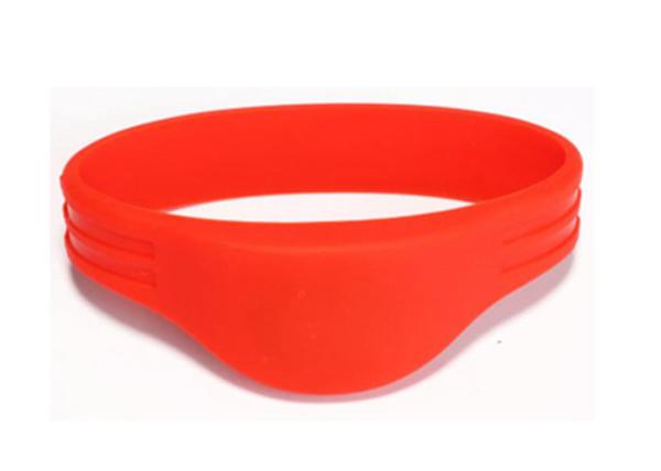 Colorful Silicone ISO14443A RFID Wristbands For Heath Care