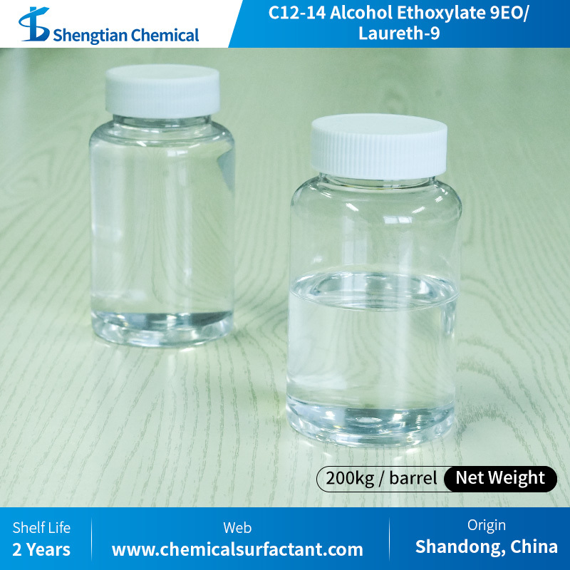 Fatty Alcohol Ethoxylates AEO-9 CAS 68439-50-9 HLB 13-14 alcohol c12 14