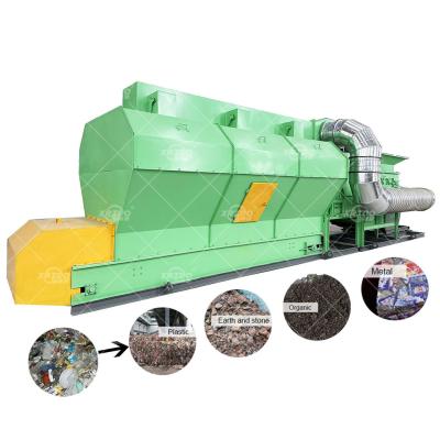 Intelligent Household Garbage Trommel Screen Waste Separation Msw Sorting System