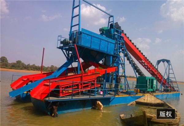250m3/H Bucket Chain Dredger Pump And Hydraulic Bucket CSD Dredger