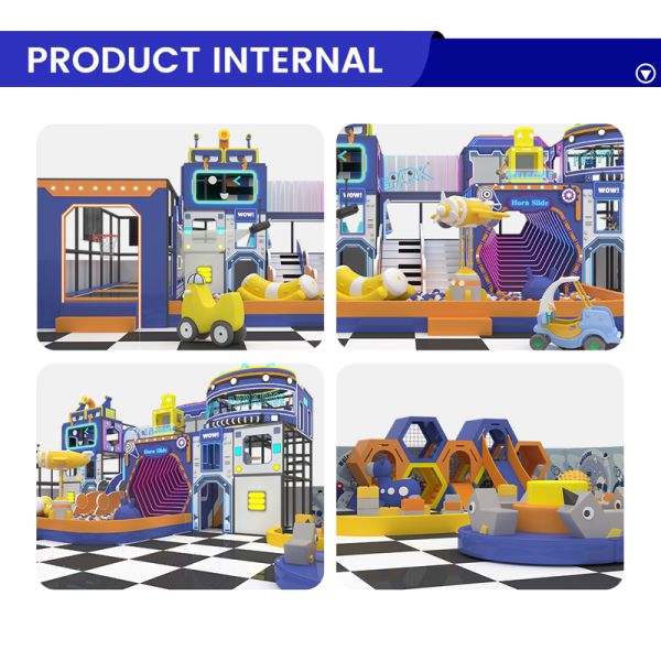 Soft Playground Park 190㎡ | Custom Indoor Soft Play Castle