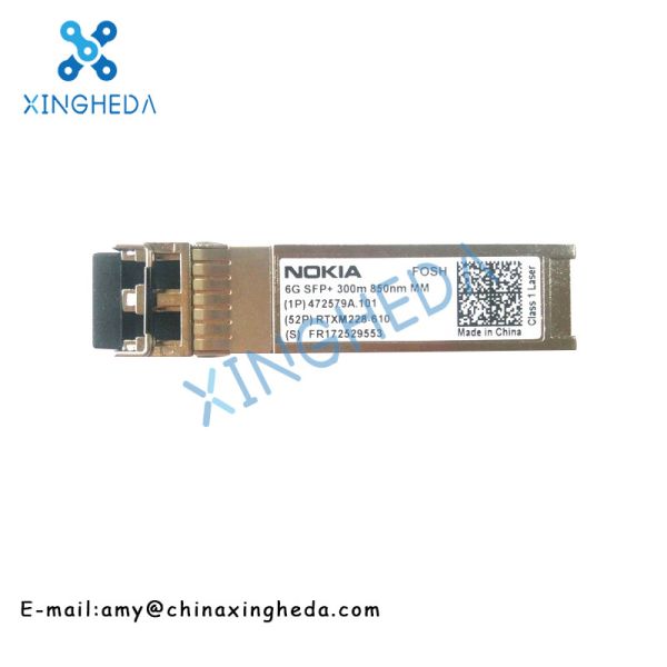 Nokia FOSH 472579A 6G-0.3KM TDM 850NM SFP+ Optical Transceiver Module