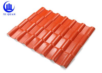 Telhado espanhol da onda de Morden do estilo da telha de telhado de ASA Synthetic Resin 150 quilogramas de capacidade de carga