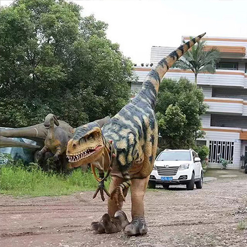 Holiday Attraction Walking Cosplay Dinosaur Costume Simulated