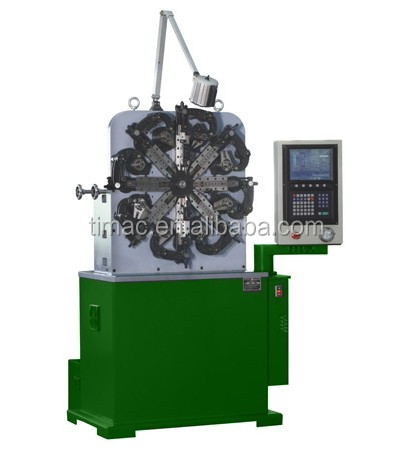 12-Axis Camless Universal CNC Coiling Spring Forming Machine with Wire Rotation