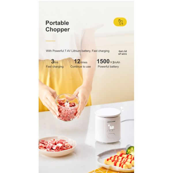 Home Use Portable Juicer 300ml For Baby Food Fruit Multifunction Kitchen Chopper