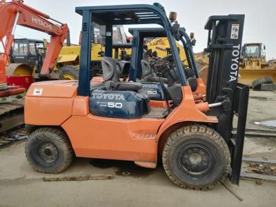 2011 Year Used Diesel Forklift Truck Toyota FD50 With 6m Lifting Height