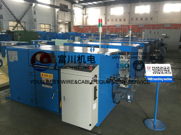 Touch Screen Double Twist Buncher 3000 Rpm Core Wire 500 Take Up Bobbin