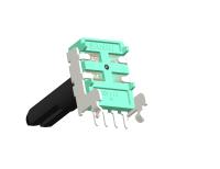 Preço baixo 6 mm eixo de plástico RV11 Potenciômetro rotativo mono 300Ω-3MKΩ Faixa de PCB Lug