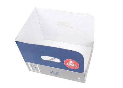 Caixas de exposição onduladas de empacotamento de dobramento do produto da caixa de papel da caixa do logotipo feito sob encomenda