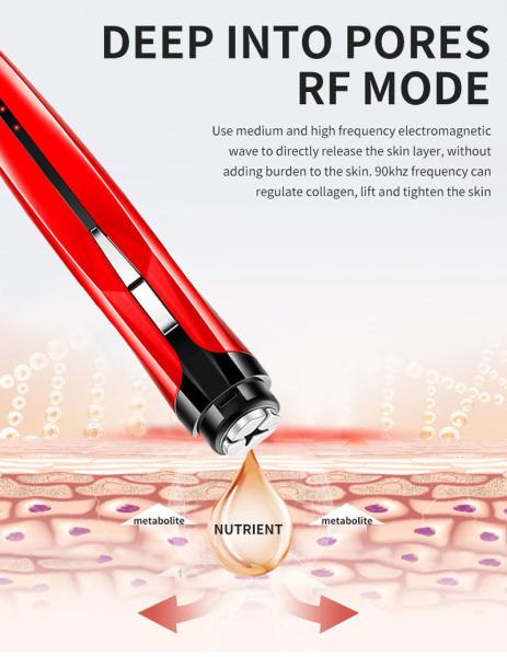 4 In 1 Portable Eye Beauty Machine Wrinkle Remover Ionic Magic Eye Wand