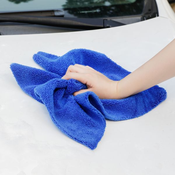 Toalha de microfibra de 40*40 cm de espessura multi-ultra absorvente de secagem rápida sem bordas para veículos
