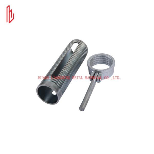 Steel Scaffolding Prop Accessories 200mm 230mm Length Prop Nut And Sleeve