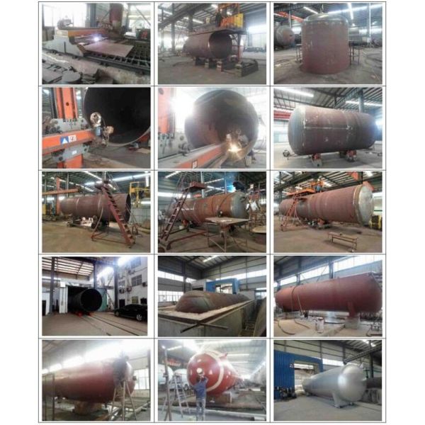 Горизонтальные неподвижные баки для хранения в регулируемой газовой среде пропана 25cbm 2100mm
