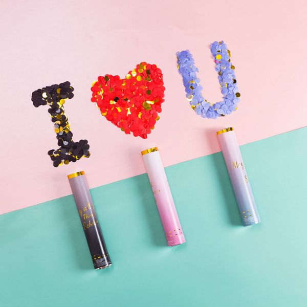 Confetti Powder Cannon with Custom Logo- 100cm Smoke Powder Confetti Sticks Cannons