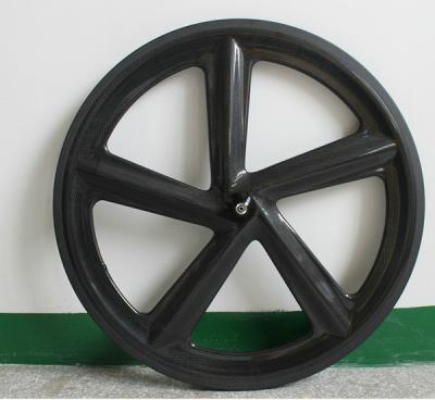 2014 new Design light 700c 5-spokes carbon clincher wheel with 66mm for road &track bike