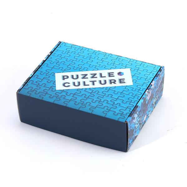 Caixa de correio personalizada com logotipo personalizado, puzzles impressos, com laminação brilhante