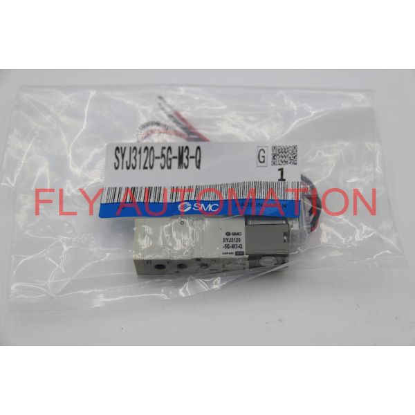 Клапан Smc SYJ3120-5G-M3-Q эластичного уплотнения клапана соленоида пилота 3 путей одиночный