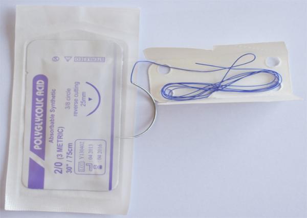 Dispositivo cirúrgico médico das agulhas da sutura para tecidos do corpo após ferimento/cirurgia