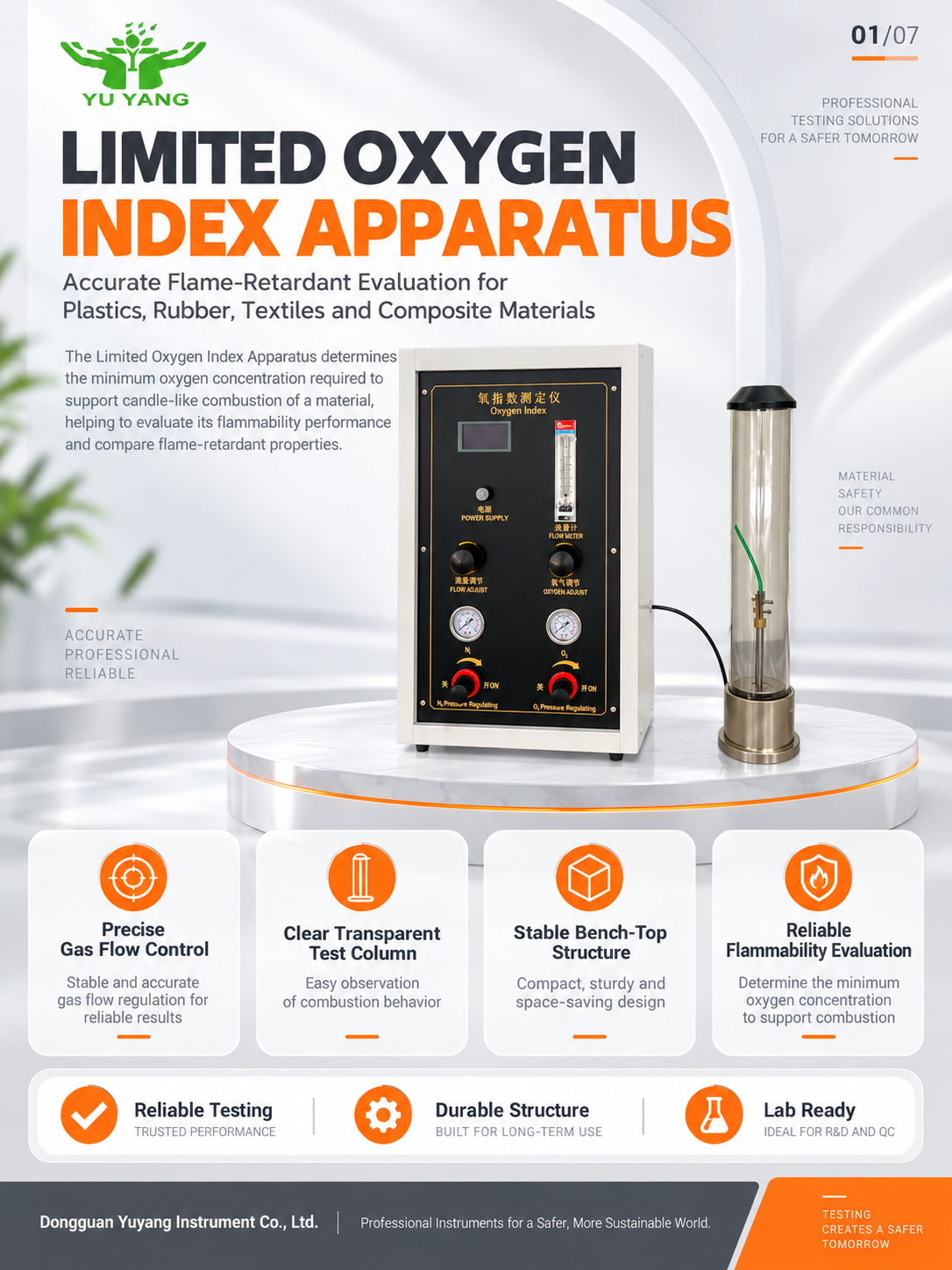 Limiting Oxygen Index Tester Price, Digital Oxygen Index Test Apparatus