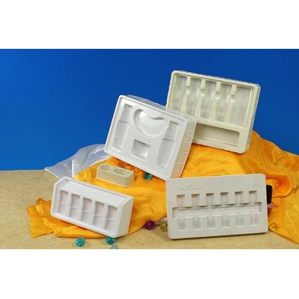 Собираться пластиковый волдырь упаковывая вставку подноса ювелирных изделий бархата 0.3mm толстую