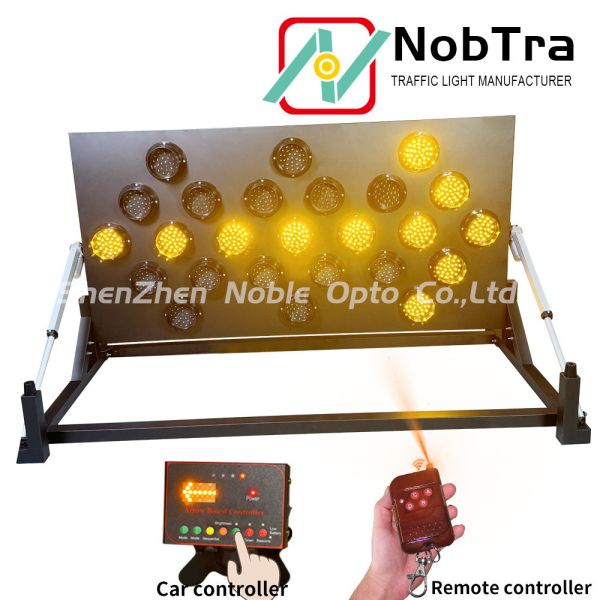 Светодиодные знаки дорожного движения с стрелками с 7 последовательными состояниями работы и беспроводным управлением