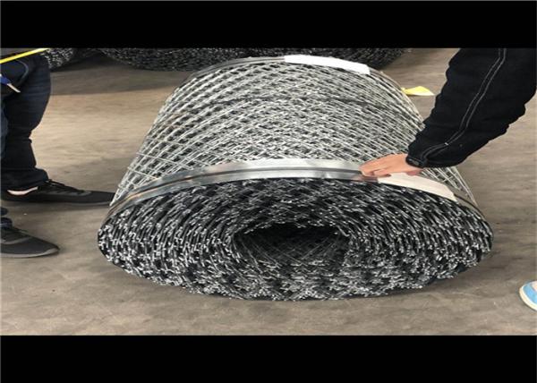 Diamond welded razor mesh hot-dipped galvanized welded razor mesh