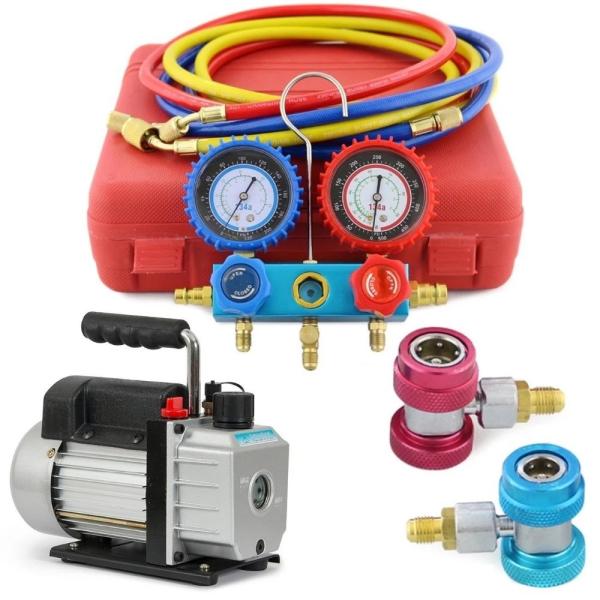 R12 R502 Refrigeration Manifold Gauge For Food Packing Machine