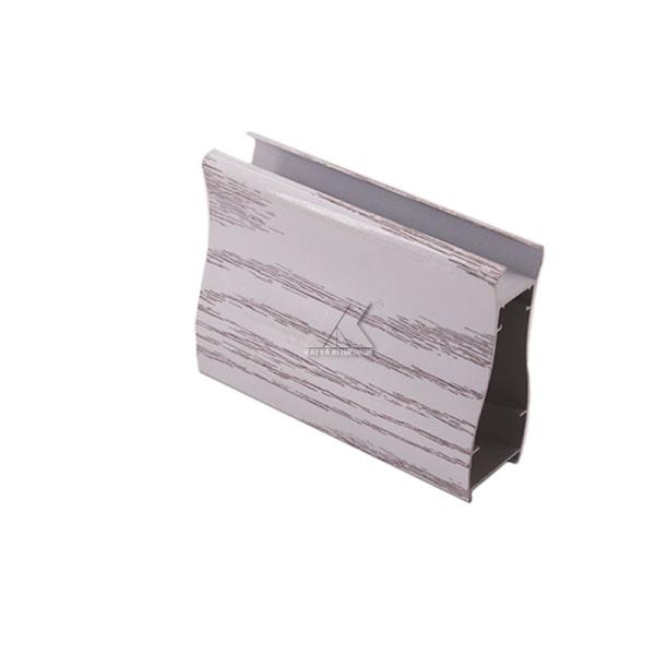 Factory Price Wood Grain Aluminium Extrusion Profile For Door And Window