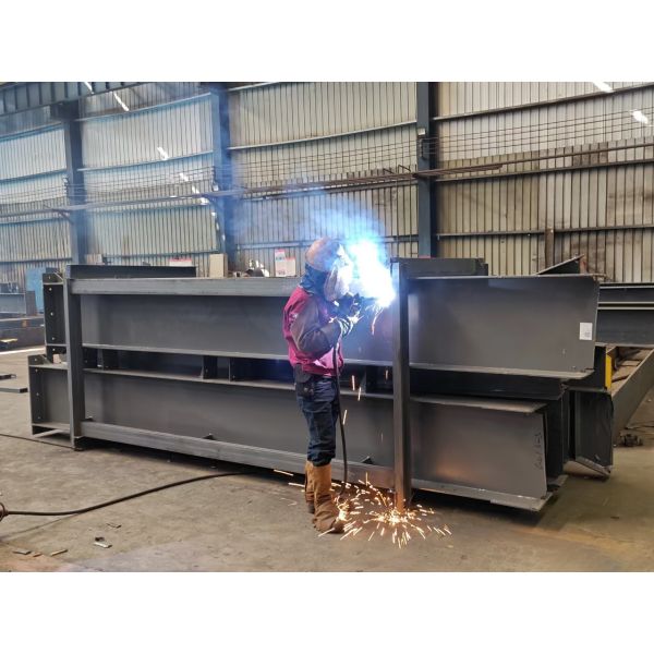1000 Square Meter Prefabricated Ready Made Steel Structure Warehouse Building for Food Factory