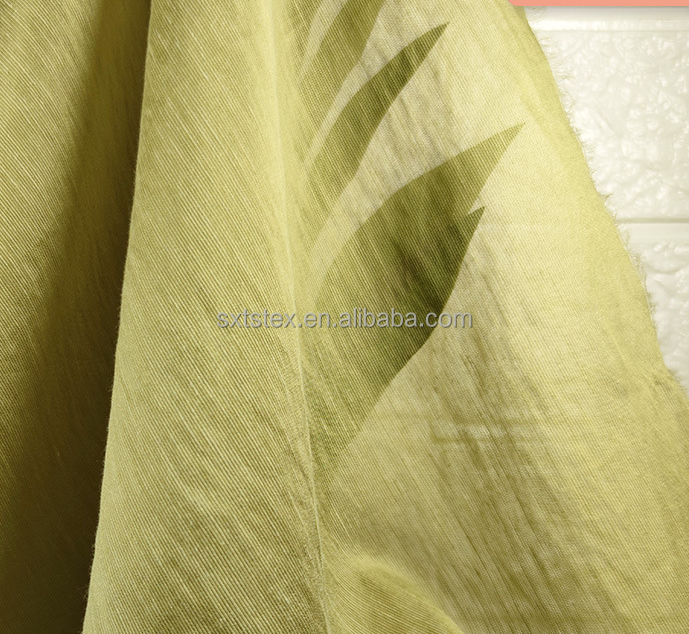 New Year  Popular Soft Comfortable   Linen Loycell With Slub Style in Light Weight Fabrics Women's Clothing Plain Dress Style