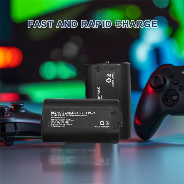 1400 мАч Xbox Акумуляторы USB для беспроводного контроллера XBX X/S/ONE