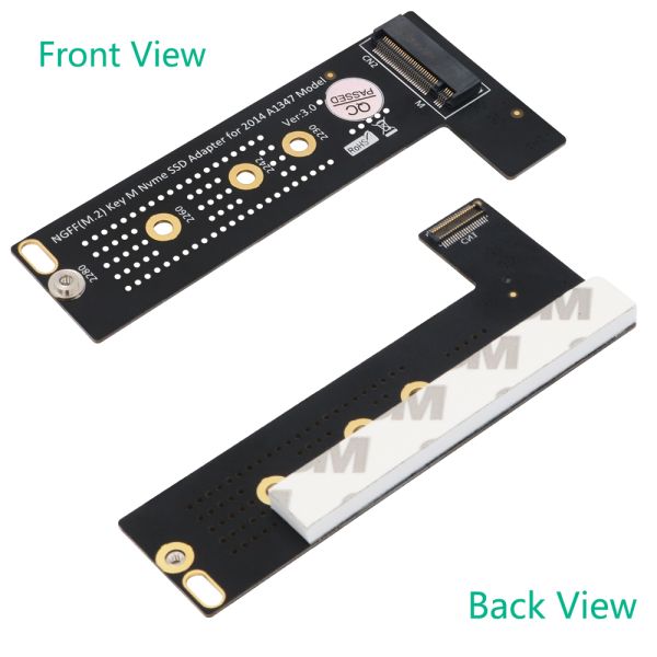 M.2 NGFF Adapter NVME SSD Converter Card with PCB Material 6 Months Warranty and 15g Weight for MacBook Mini A1347