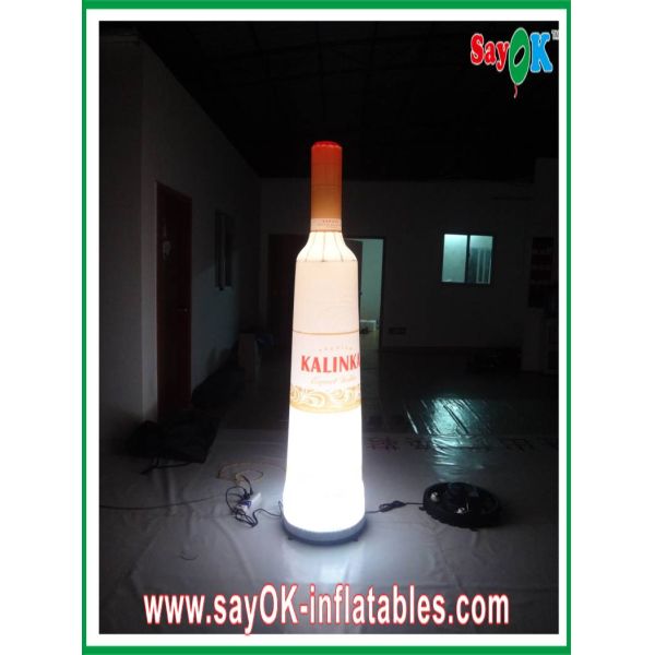 высота 2M вина бутылки ткани нейлона 190T раздувная с светами водить
