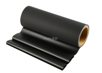 Filme térmico macio 30 Mic Black Color Matt da laminação de veludo BOPP do toque