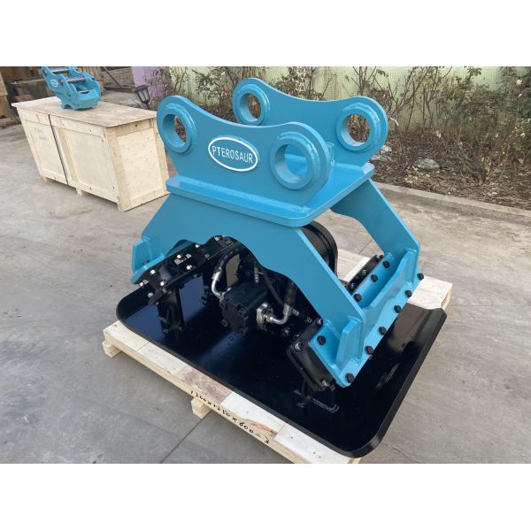Yantai Baicai excavator vibrating compactor machine earth compactor excavator hydraulic plate compactor