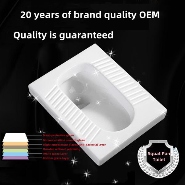 Bathroom Washdown Ceramic Squat Toilet Modern Customized S Trap With Tank