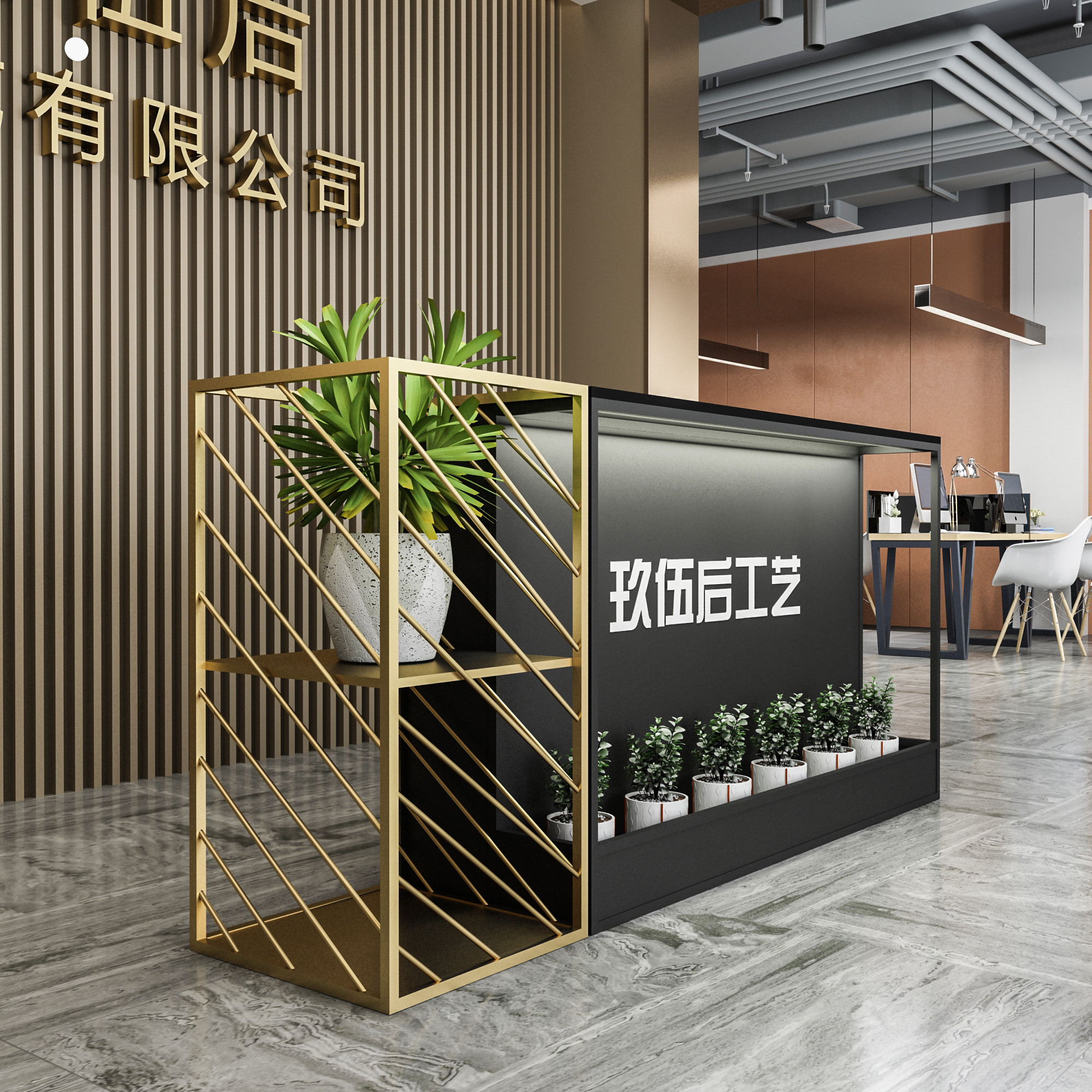 Long Life Time Advantage Reception Desk for Small Restaurant Reception Counter Table