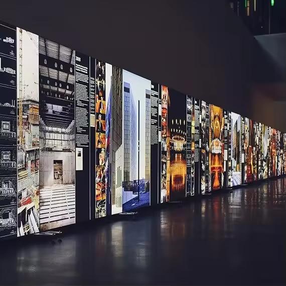 Frameless Advertising Light Boxes Poster Backlit Display Stand Exhibition Led Fabric Lightbox