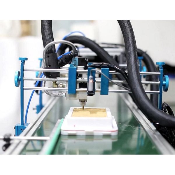 colagem do filtro de ar do painel do papel de filtro de 6pcs/Min Knife Pleating Machine Stabilized